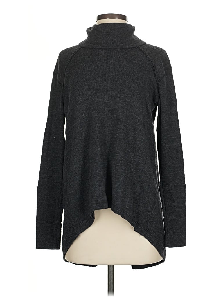 Pre-owned We The Free Turtleneck Sweater In Gray