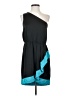 BCBGeneration 100% Polyester Color Block Teal Casual Dress Size XS - photo 1