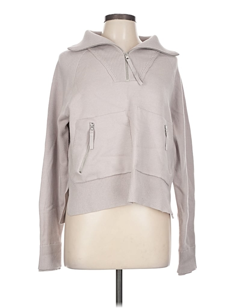 Pre-owned Flx Zip Up Hoodie In Gray