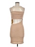 Shein 100% Polyester Tan Cocktail Dress Size 6 - photo 1
