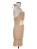 Shein 100% Polyester Tan Cocktail Dress Size 6 - photo 4
