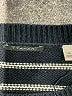 T Tahari Stripes Black Pullover Sweater Size L - photo 7