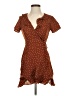 Forever 21 Polka Dots Brown Casual Dress Size S - photo 1