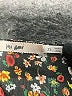 Mi ami 100% Polyester Floral Black Casual Dress Size XS - photo 7