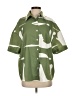 Shein 100% Polyester Camo Green Short Sleeve Blouse Size 4 - photo 1