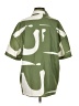 Shein 100% Polyester Camo Green Short Sleeve Blouse Size 4 - photo 2