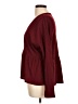 Venus Burgundy Long Sleeve Blouse Size L - photo 5