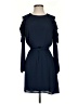 Collective Concepts 100% Polyester Solid Blue Casual Dress Size S - photo 1