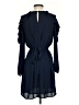 Collective Concepts 100% Polyester Solid Blue Casual Dress Size S - photo 2