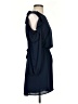 Collective Concepts 100% Polyester Solid Blue Casual Dress Size S - photo 4