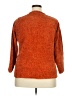 Victoria Jones Metallic Orange Pullover Sweater Size XL - photo 2