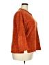 Victoria Jones Metallic Orange Pullover Sweater Size XL - photo 4