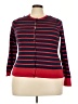 Lands' End 100% Cotton Red Cardigan Size 18 - photo 1