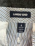 Lands' End Stripes Blue Jeans Size 4 - photo 7