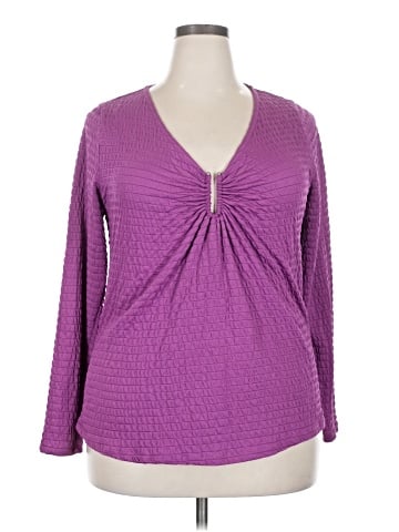 Lane Bryant Long Sleeve Blouse (view 1)