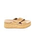J/Slides Gold Ivory Wedges Size 10 - photo 1