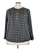 Assorted Brands Gray Long Sleeve Blouse Size 3X - photo 1