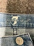 7 For All Mankind Stripes Blue Jeans Size 26 waist - photo 4
