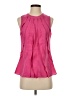 Pure Sugar 100% Polyester Pink Sleeveless Blouse Size S - photo 1