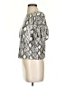 Pants Store Silver Short Sleeve Blouse Size S - photo 5