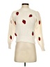 MNG Hearts Ivory Pullover Sweater Size XXS - photo 1
