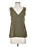 Banana Republic 100% Polyester Green Sleeveless Top Size XS - photo 1