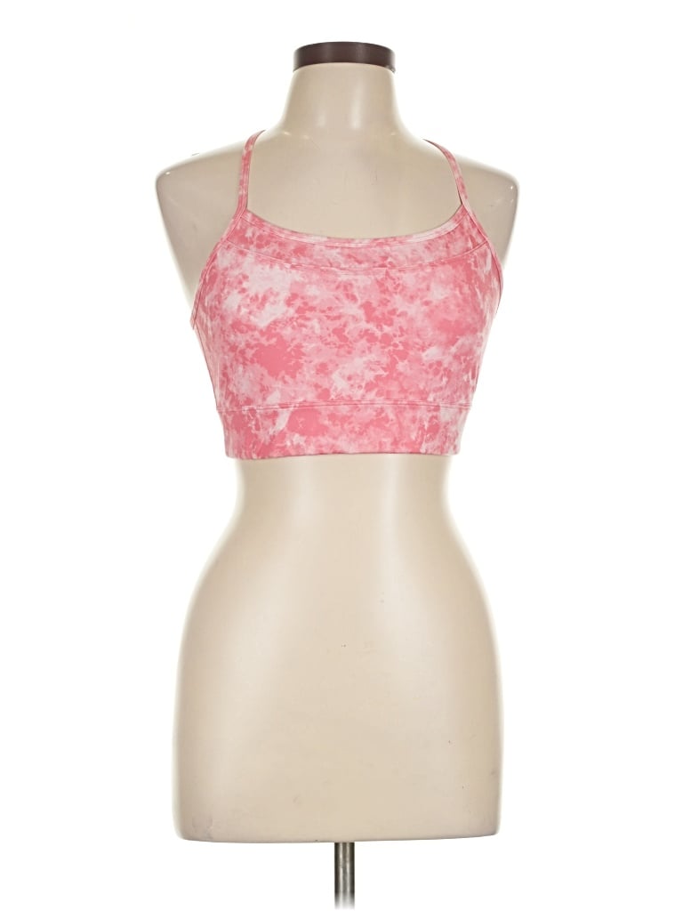 Pre-owned Gap Fit Tank Top Pink Halter Neckline Tops