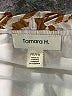 Tamara H. 100% Polyester Animal Print Tan Orange Sleeveless Blouse Size M - photo 7