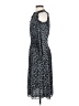 MICHAEL Michael Kors 100% Polyester Animal Print Black Casual Dress Size XS - photo 5