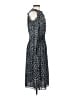 MICHAEL Michael Kors 100% Polyester Animal Print Black Casual Dress Size XS - photo 4