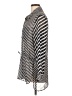 Tommy Hilfiger 100% Polyester Chevron-herringbone Silver Long Sleeve Blouse Size L - photo 5