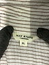 Max Studio Stripes Tan 3/4 Sleeve Button-Down Shirt Size XL - photo 7