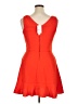 Speechless Solid Orange Cocktail Dress Size XL - photo 2