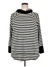 Lularoe Stripes Black Pullover Sweater Size 2X - photo 1