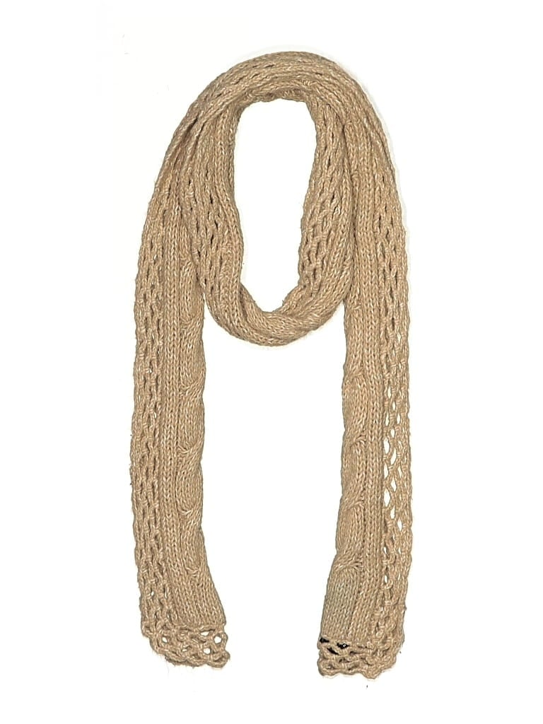 Pre-owned Unbranded Scarf In Tan