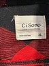 Ci Sono Plaid Red Long Sleeve Blouse Size XL - photo 7