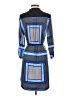 Perseption Concept Graphic Blue Casual Dress Size S - photo 2