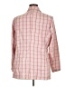 Shein Curve Checkered-gingham Pink Blazer Size 14 Plus (1) - photo 2