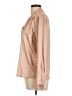 Shein 100% Polyester Polka Dots Tan Long Sleeve Blouse Size L - photo 5