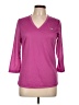 Marika 100% Polyester Pink 3/4 Sleeve T-Shirt Size L - photo 1