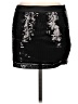 Forever 21 100% Polyester Graphic Black Casual Skirt Size L - photo 2