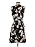 Mango Floral Black Cocktail Dress Size XS - photo 2