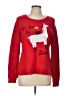Maison Jules Graphic Red Pullover Sweater Size L - photo 1