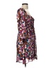B. Smart 100% Polyester Floral Purple Cocktail Dress Size 11 - photo 4