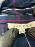 Harper Plaid Blue Long Sleeve Button-Down Shirt Size M - photo 7