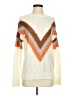 Unbranded 100% Acrylic Chevron-herringbone Ivory Pullover Sweater Size S - photo 1
