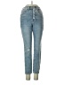 Express Stripes Blue Jeans Size 00S - photo 1