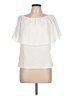 Unbranded 100% Polyester Ivory Short Sleeve Blouse Size L - photo 1