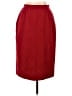 Evan Picone 100% Wool Solid Red Wool Skirt Size 14 - photo 1
