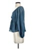 Böhme 100% Polyester Blue Long Sleeve Blouse Size XS - photo 5